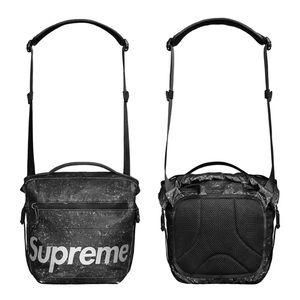 Black Supreme Waterproof Reflective Speckled Shoulder Bag